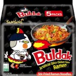 Buldak Original x5 – Pack de 5 Nouilles Coréennes