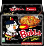 Buldak Original x5 – Pack de 5 Nouilles Coréennes