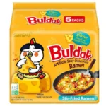 Buldak Cheese x5 – Pack de 5 Nouilles Coréennes