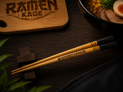 Baguettes Japonaises en Bambou Ramen Kage