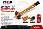 Baguettes Japonaises en Bambou Ramen Kage – Image 2
