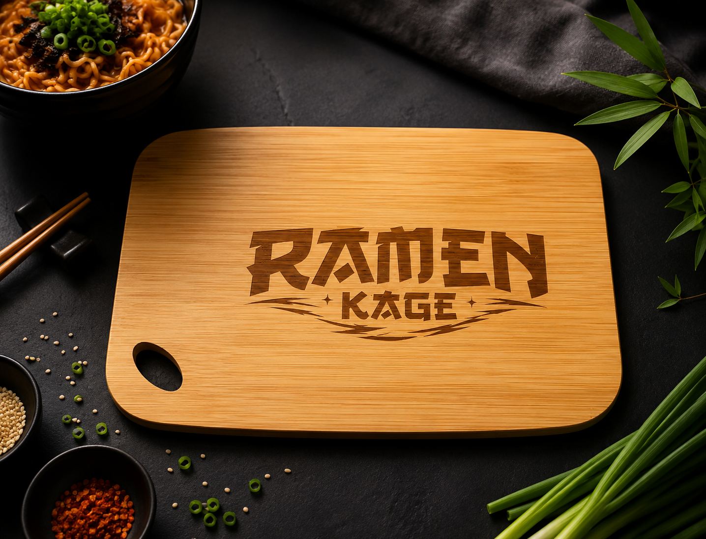 ChatGPT Image 8 juil. 2026, 20_37_56 Planche à Découper Bambou & Plateau de Service Ramen Kage – 30 × 20 cm – Image 1