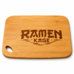 Planche à Découper Bambou & Plateau de Service Ramen Kage – 30 × 20 cm